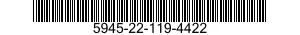 5945-22-119-4422 RELAY,ELECTROMAGNETIC 5945221194422 221194422