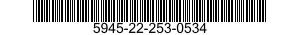 5945-22-253-0534  5945222530534 222530534
