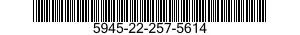 5945-22-257-5614 RELAY,ELECTROMAGNETIC 5945222575614 222575614