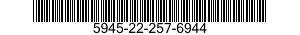 5945-22-257-6944 PROTECTOR,THERMAL-OVERLOAD,ELECTRICAL MOTOR 5945222576944 222576944