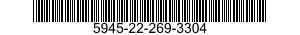 5945-22-269-3304 RELAY,ELECTROMAGNETIC 5945222693304 222693304