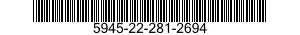 5945-22-281-2694  5945222812694 222812694