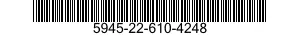 5945-22-610-4248 RELAY,ELECTROMAGNETIC 5945226104248 226104248