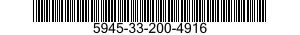 5945-33-200-4916 RELE, ELECTROMAGNET 5945332004916 332004916