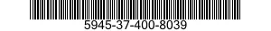 5945-37-400-8039  5945374008039 374008039