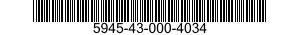 5945-43-000-4034 RELAY,ELECTROMAGNETIC 5945430004034 430004034