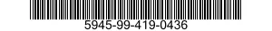 5945-99-419-0436  5945994190436 994190436
