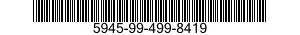 5945-99-499-8419 RELAY,ELECTROMAGNETIC 5945994998419 994998419