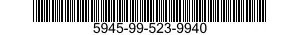 5945-99-523-9940 RELAY,ELECTROMAGNETIC 5945995239940 995239940