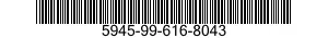 5945-99-616-8043 RELAY,ELECTROMAGNETIC 5945996168043 996168043
