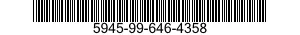 5945-99-646-4358 RELAY,ELECTROMAGNET 5945996464358 996464358