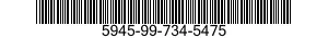5945-99-734-5475 RELAY,ELECTROMAGNETIC 5945997345475 997345475