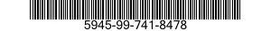5945-99-741-8478 RELAY,ELECTROMAGNETIC 5945997418478 997418478
