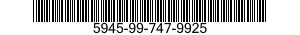 5945-99-747-9925 RELAY,ELECTROMAGNETIC 5945997479925 997479925