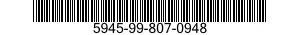 5945-99-807-0948 RELAY,ELECTROMAGNETIC 5945998070948 998070948