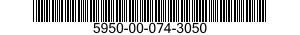 5950-00-074-3050 TRANSFORMER ASSEMBLY 5950000743050 000743050