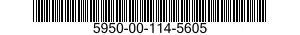 5950-00-114-5605 TRANSFORMER,POWER 5950001145605 001145605