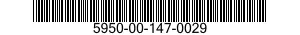 5950-00-147-0029 TRANSFORMER,POWER,VIBRATOR 5950001470029 001470029