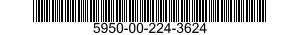 5950-00-224-3624 TRANSFORMER,POWER 5950002243624 002243624
