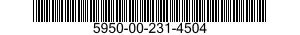 5950-00-231-4504 TRANSFORMER,AUDIO FREQUENCY 5950002314504 002314504