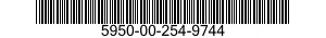 5950-00-254-9744 COIL,RADIO FREQUENCY 5950002549744 002549744