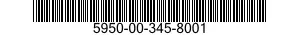 5950-00-345-8001 SHIELDING BEAD,ELECTRONIC 5950003458001 003458001