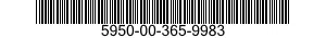 5950-00-365-9983 TRANSFORMER,RADIO FREQUENCY 5950003659983 003659983