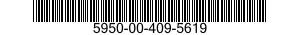 5950-00-409-5619 TRANSFORMER,RADIO FREQUENCY 5950004095619 004095619