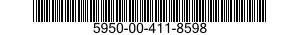 5950-00-411-8598 TRANSFORMER,AUDIO FREQUENCY 5950004118598 004118598