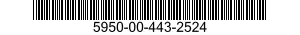 5950-00-443-2524 TRANSFORMER 5950004432524 004432524