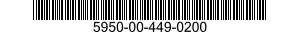 5950-00-449-0200 TRANSFORMER 5950004490200 004490200