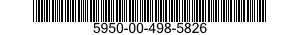 5950-00-498-5826  5950004985826 004985826