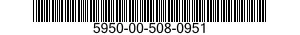 5950-00-508-0951 COIL,ELECTRICAL 5950005080951 005080951