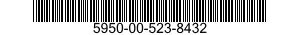 5950-00-523-8432 TRANSFORMER,RADIO FREQUENCY 5950005238432 005238432