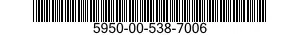 5950-00-538-7006 TRANSFORMER,CURRENT 5950005387006 005387006