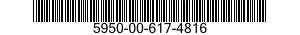 5950-00-617-4816 TRANSFORMER,AUDIO FREQUENCY 5950006174816 006174816