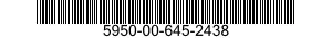 5950-00-645-2438 TRANSFORMER,RADIO FREQUENCY 5950006452438 006452438