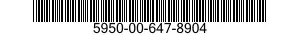 5950-00-647-8904 COIL,RADIO FREQUENCY 5950006478904 006478904