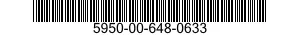 5950-00-648-0633 COIL,RADIO FREQUENCY 5950006480633 006480633