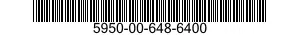 5950-00-648-6400 TRANSFORMER,RADIO FREQUENCY 5950006486400 006486400
