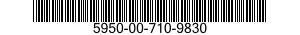 5950-00-710-9830  5950007109830 007109830