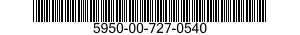 5950-00-727-0540  5950007270540 007270540