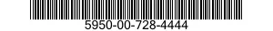 5950-00-728-4444  5950007284444 007284444