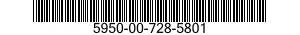 5950-00-728-5801  5950007285801 007285801