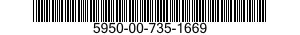 5950-00-735-1669  5950007351669 007351669
