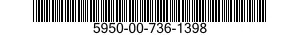 5950-00-736-1398  5950007361398 007361398