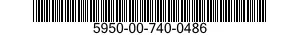 5950-00-740-0486  5950007400486 007400486