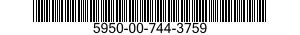 5950-00-744-3759  5950007443759 007443759