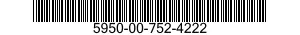 5950-00-752-4222  5950007524222 007524222