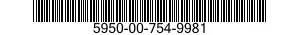 5950-00-754-9981  5950007549981 007549981